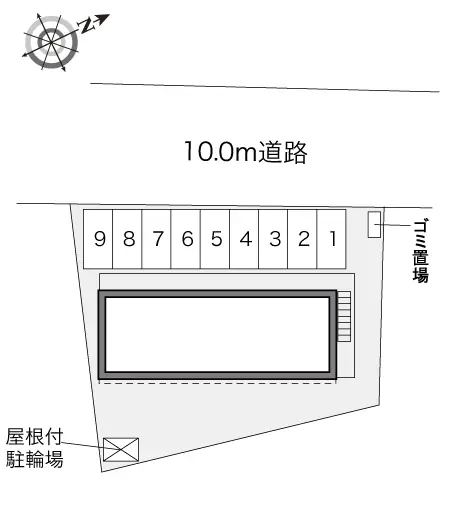 ★手数料０円★安城市安城町　月極駐車場（LP）